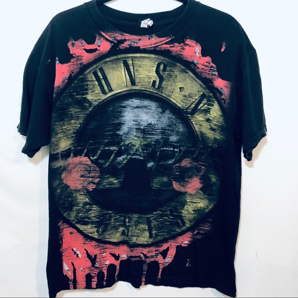 Tops - VINTAGE GUNS AND ROSES T SHIRT